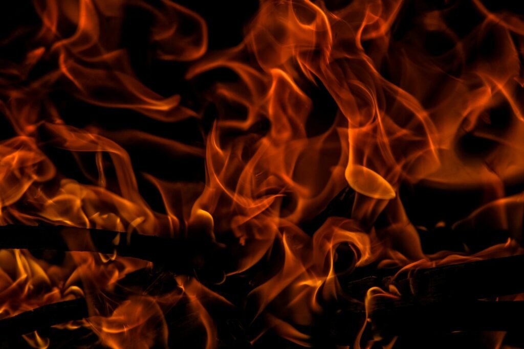 pexels photo 97492 97492 Close-up of vibrant flames creating a dramatic and intense warm glow.